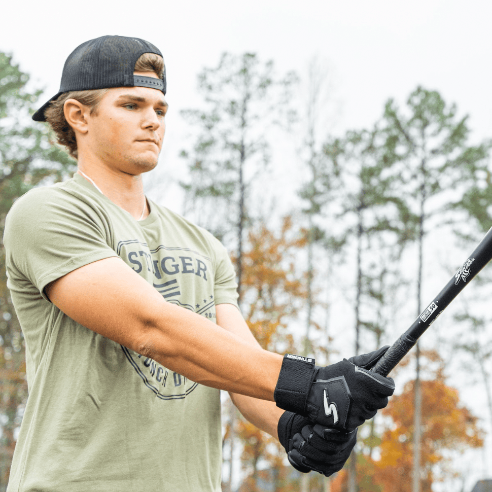 Stinger Sports Batting Gloves Winder Series Batting Gloves - Black Out