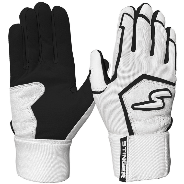 Stinger Sports Batting Gloves Winder Series Batting Gloves - Black & White