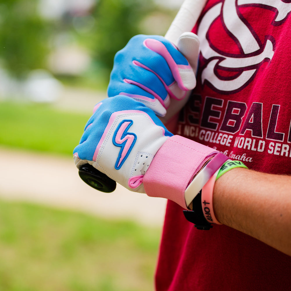 Stinger Sports Batting Gloves Winder Series Batting Gloves - Cotton Candy