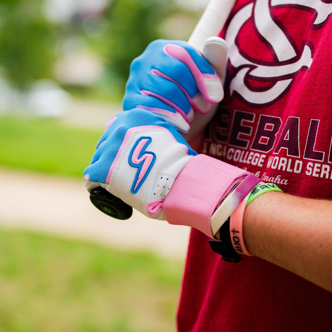 Stinger Sports Batting Gloves Winder Series Batting Gloves - Cotton Candy