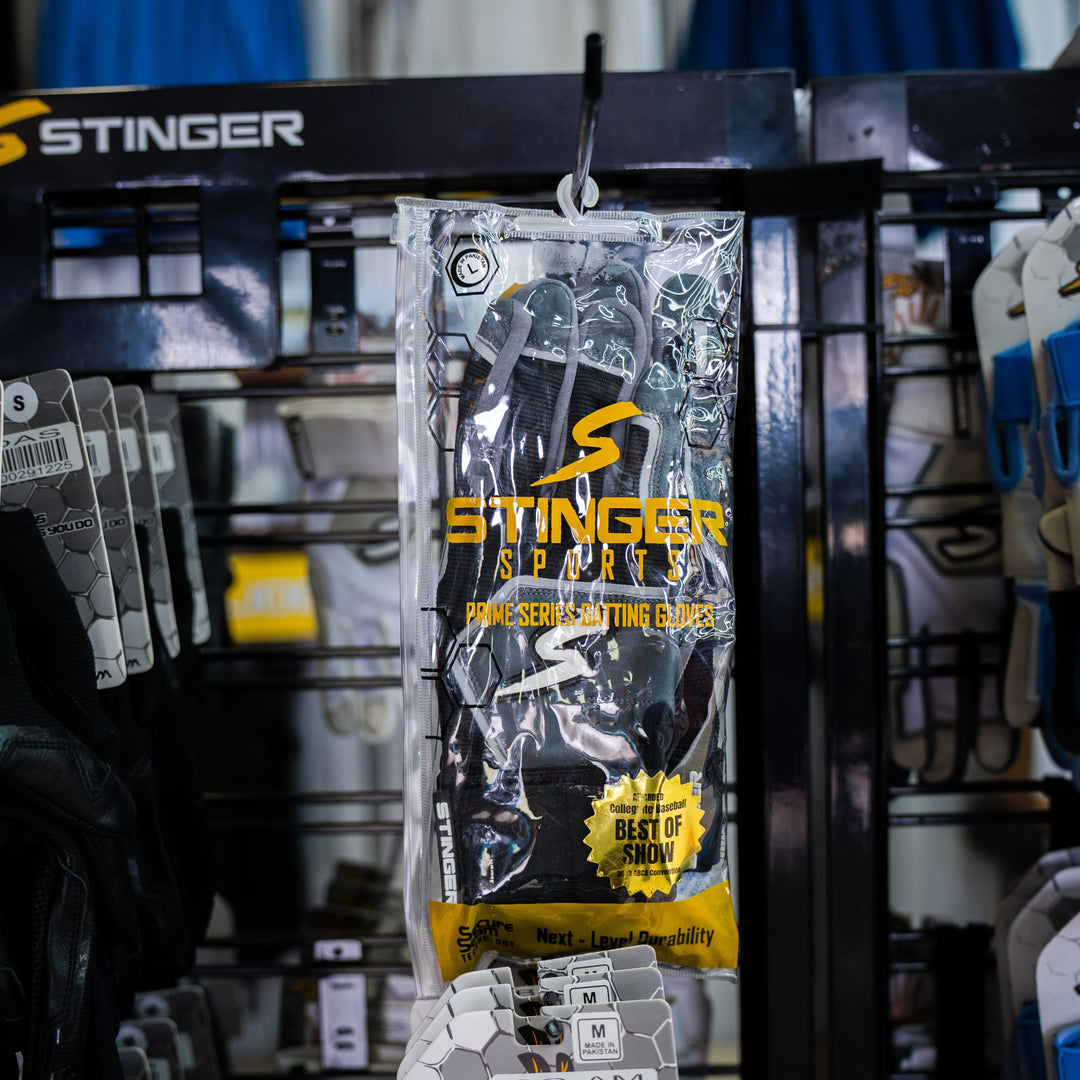 Stinger Sports Batting Gloves Winder Series Batting Gloves - Graphite & Black