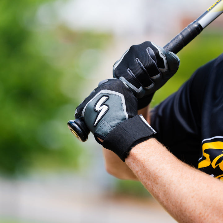 Stinger Sports Batting Gloves Winder Series Batting Gloves - Graphite & Black