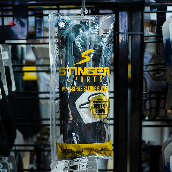 Stinger Sports Batting Gloves Winder Series Batting Gloves - Graphite/Black & White
