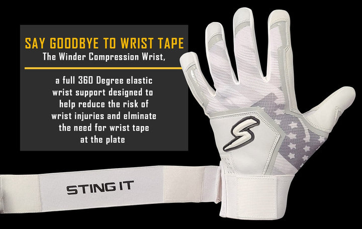 Stinger Sports Batting Gloves Winder Series Batting Gloves - Ice USA
