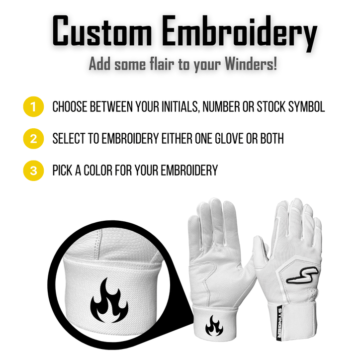 Stinger Sports Batting Gloves Winder Series Batting Gloves - Ice USA