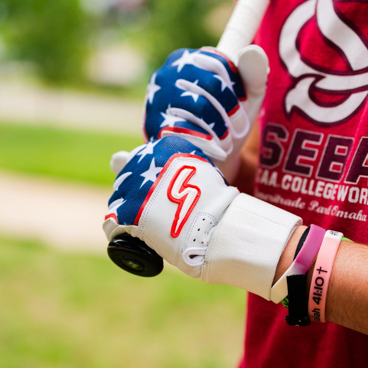 Stinger Sports Batting Gloves Winder Series Batting Gloves - 'Merica USA