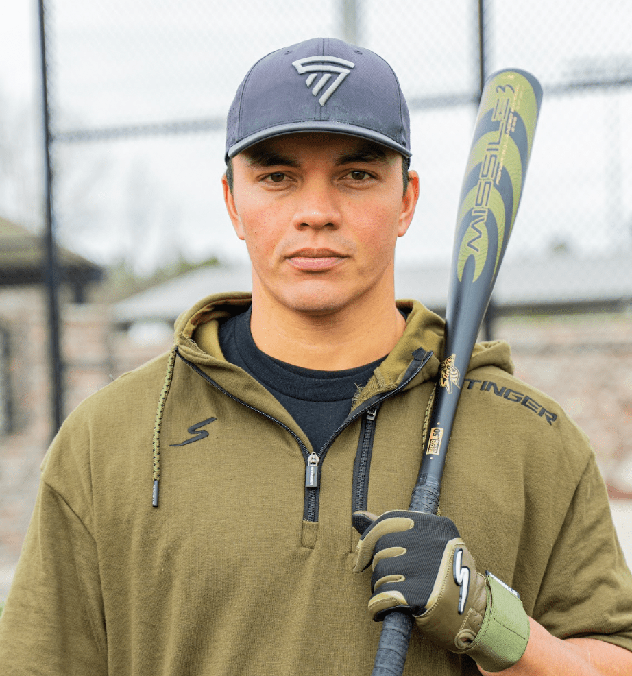 Stinger Sports Batting Gloves Winder Series Batting Gloves - Military Green & Black