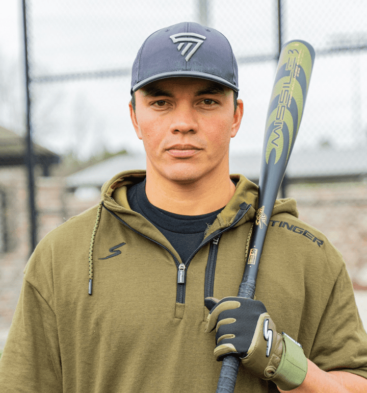 Stinger Sports Batting Gloves Winder Series Batting Gloves - Military Green & Black