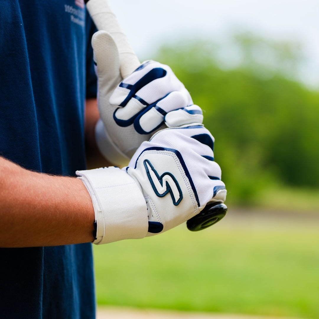 Stinger Sports Batting Gloves Winder Series Batting Gloves - Navy & White