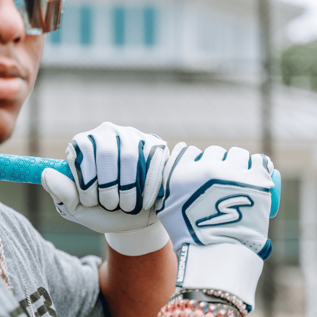 Stinger Sports Batting Gloves Winder Series Batting Gloves - Navy & White