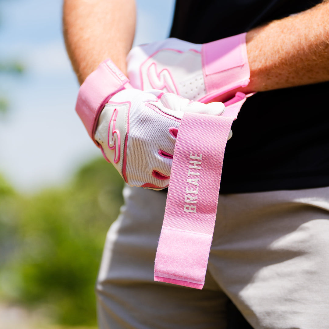 Stinger Sports Batting Gloves Winder Series Batting Gloves - Pink & White