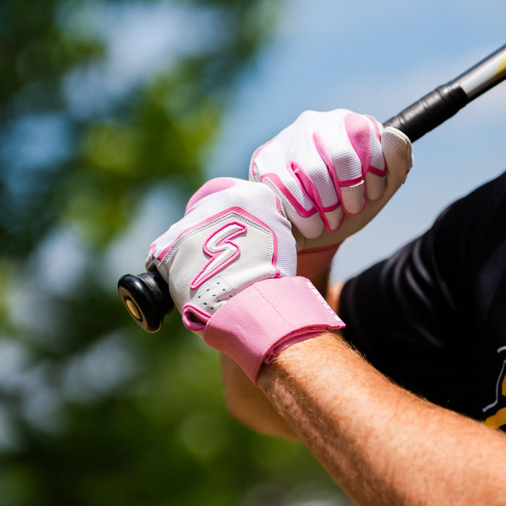 Stinger Sports Batting Gloves Winder Series Batting Gloves - Pink & White