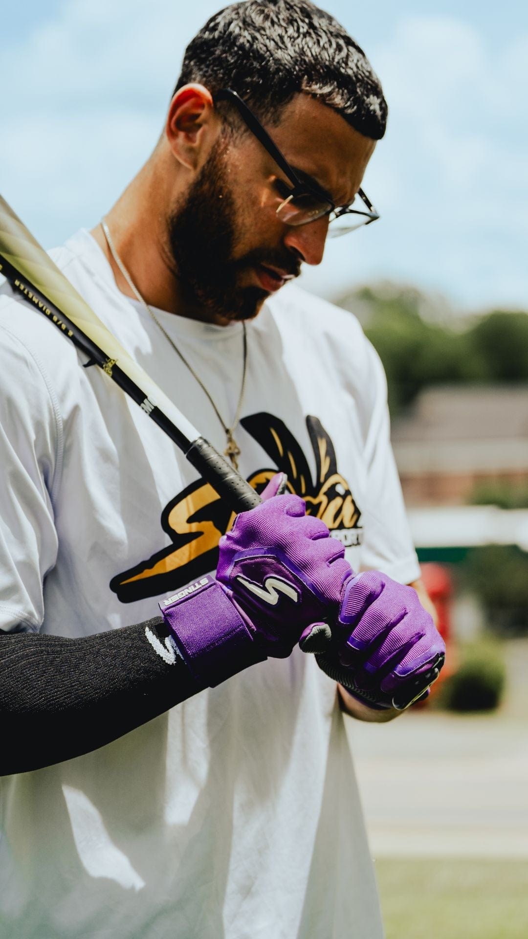 Stinger Sports Batting Gloves Winder Series Batting Gloves - Purple