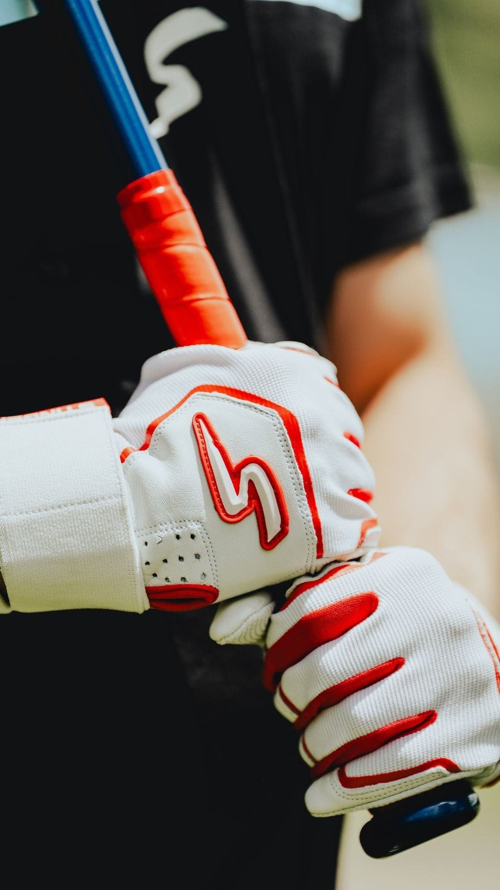 Stinger Sports Batting Gloves Winder Series Batting Gloves - Red & White