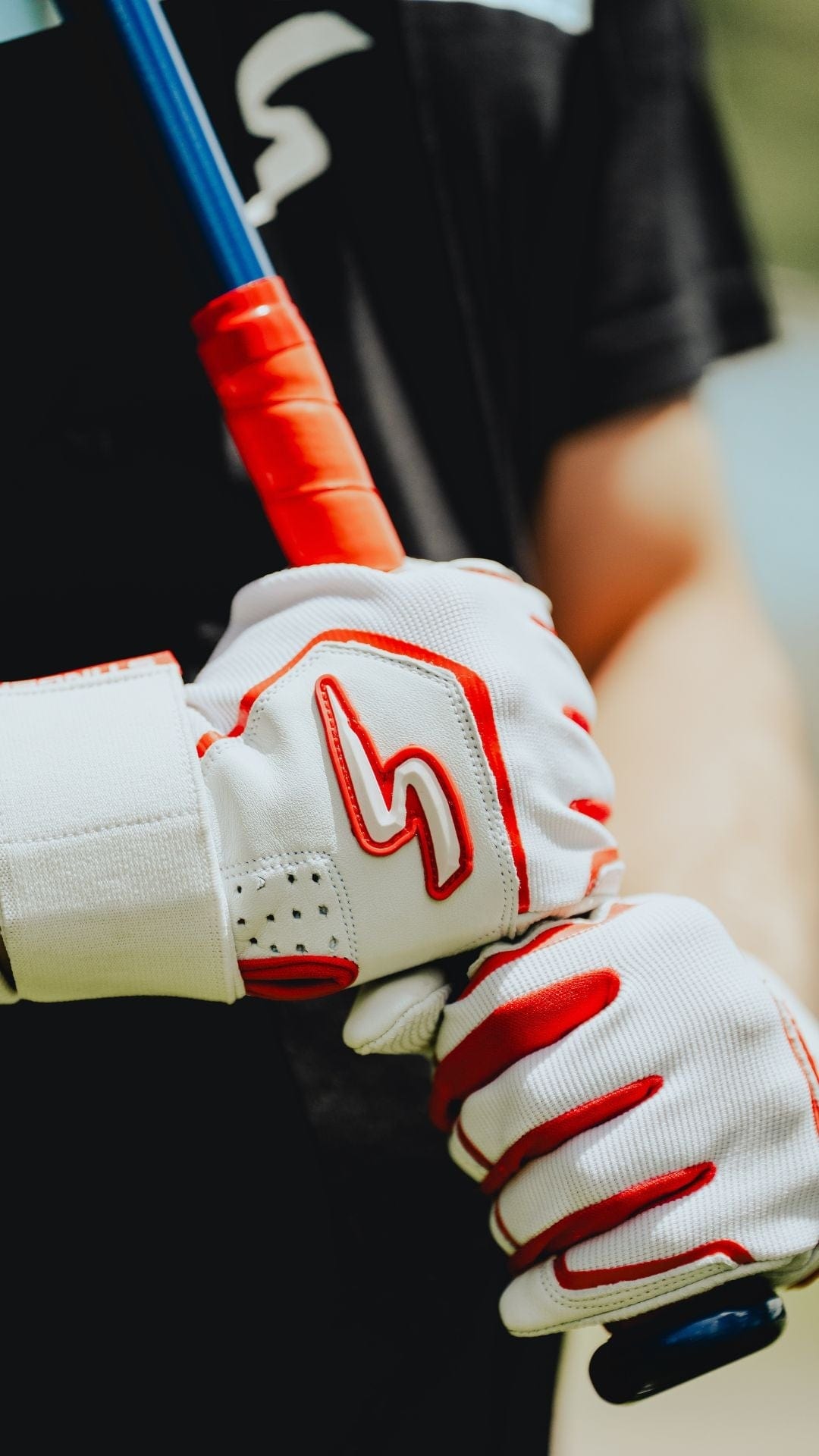 Stinger Sports Batting Gloves Winder Series Batting Gloves - Red & White