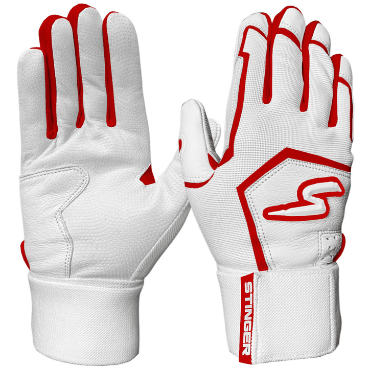 Stinger Sports Batting Gloves Winder Series Batting Gloves - Red & White