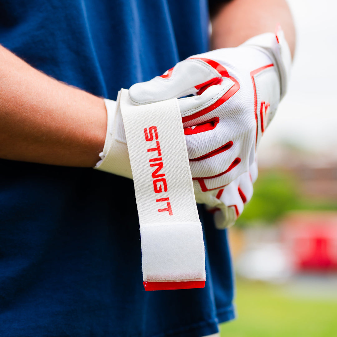 Stinger Sports Batting Gloves Winder Series Batting Gloves - Red & White