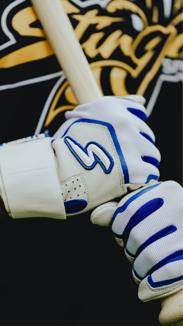Stinger Sports Batting Gloves Winder Series Batting Gloves - Royal & White