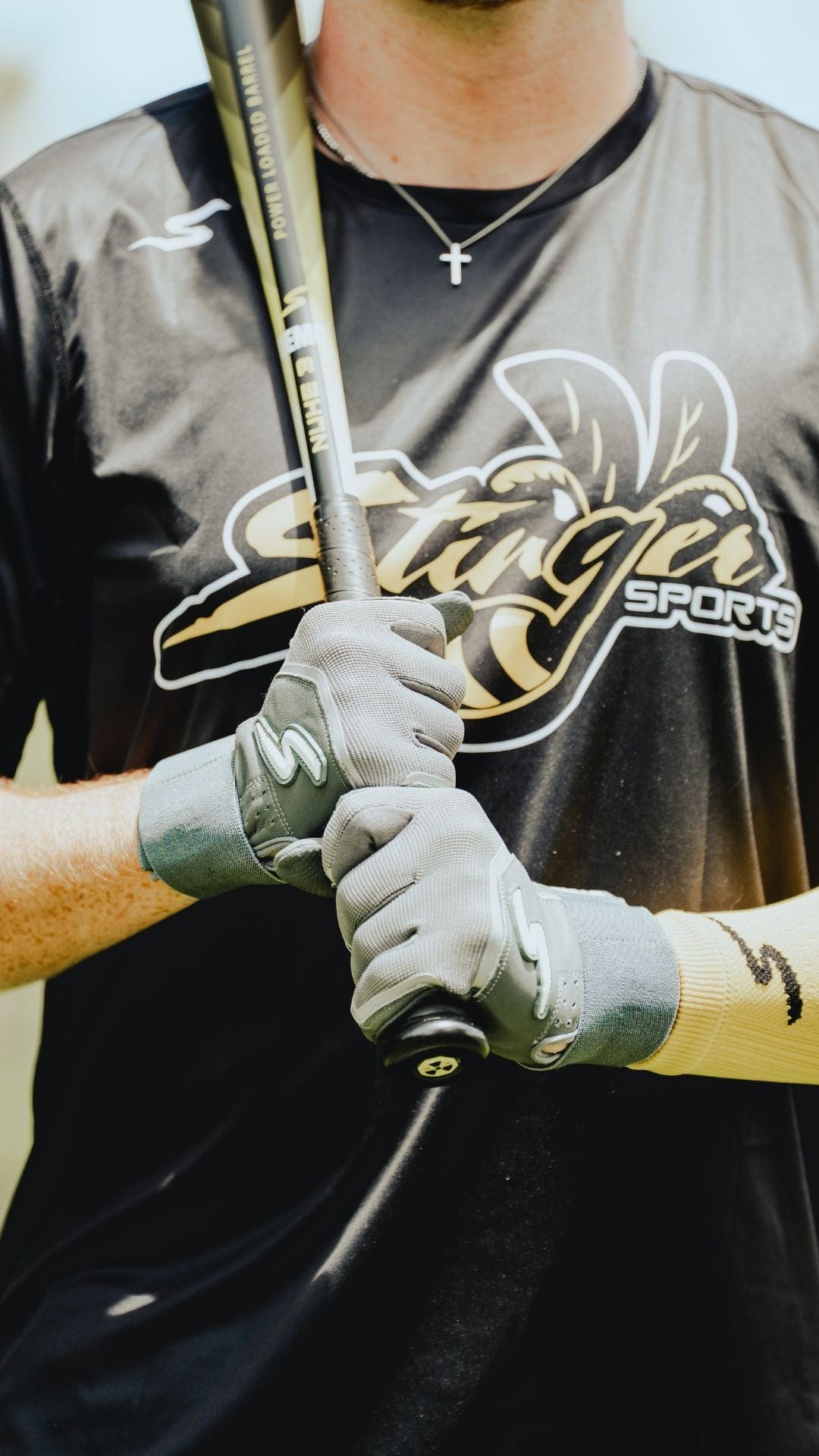 Stinger Sports Batting Gloves Winder Series Batting Gloves - Smoke Gray