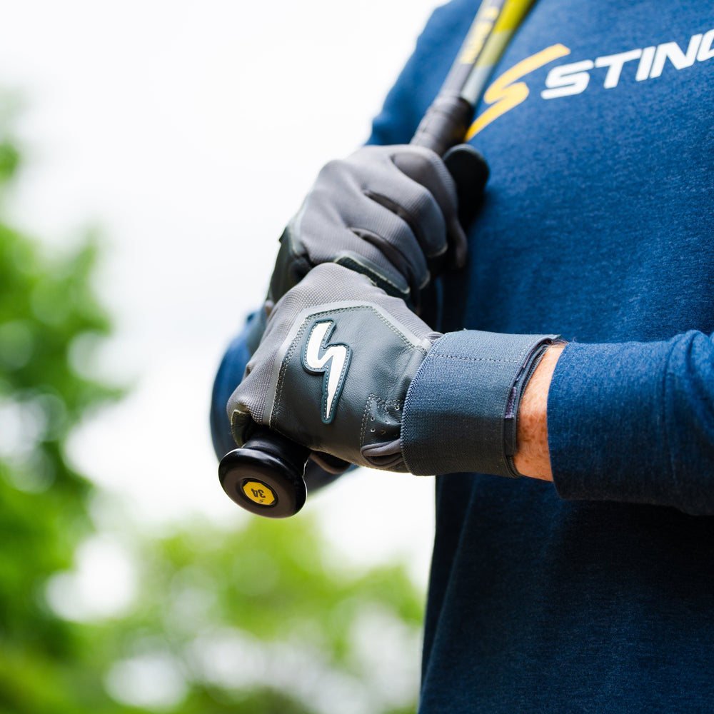 Stinger Sports Batting Gloves Winder Series Batting Gloves - Smoke Gray