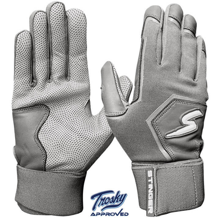 Stinger Sports Batting Gloves Winder Series Batting Gloves - Smoke Gray