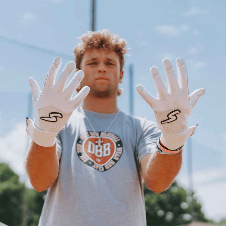 Stinger Sports Batting Gloves Winder Series Batting Gloves - White Out