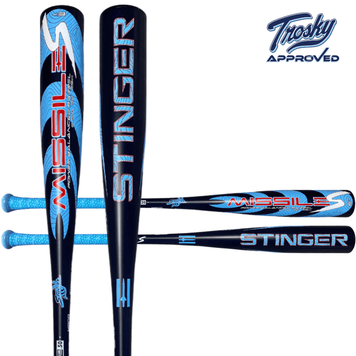 Stinger Sports BBCOR Bats Missile S Aluminum BBCOR Certified -3 Baseball Bat