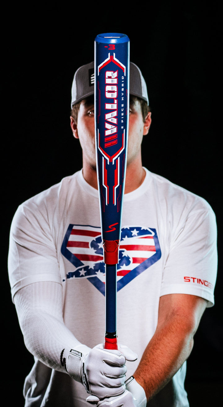 Stinger Sports BBCOR Bats Valor Hybrid BBCOR Certified -3 Baseball Bat