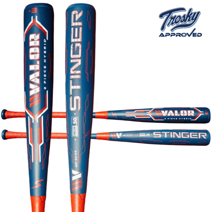 Stinger Sports BBCOR Bats Valor Hybrid BBCOR Certified -3 Baseball Bat