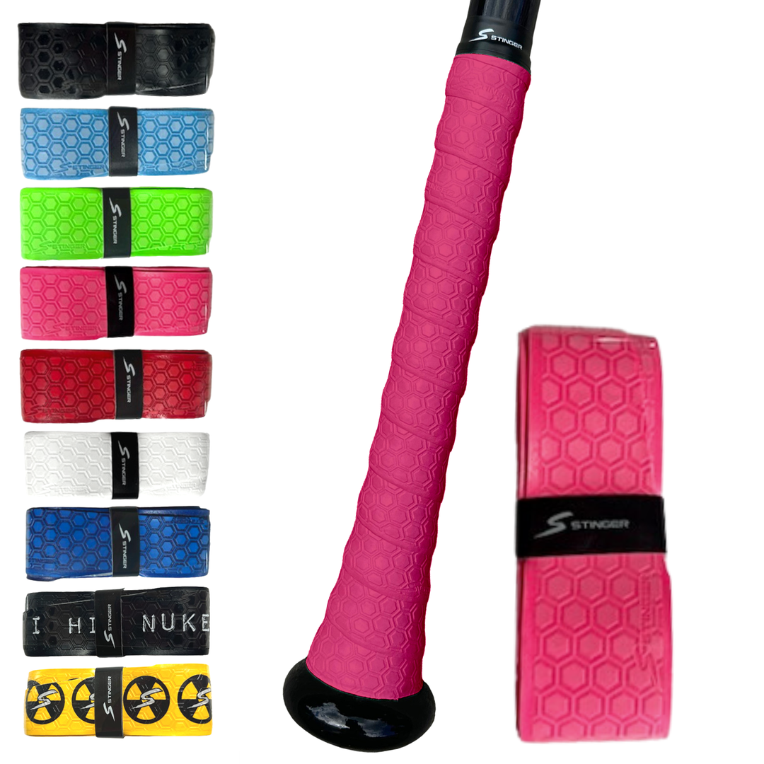 Stinger Sports Grips Pink Stinger Premium Polymer Bat Grips