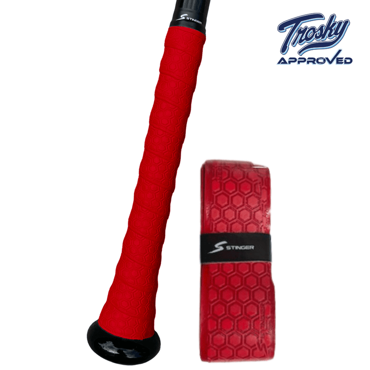 Stinger Sports Grips Red Stinger Premium Polymer Bat Grips