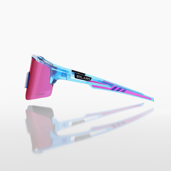 Stinger Sports Stinger Sunglasses Stinger x Solaro Shades Cotton Candy, Cosmos