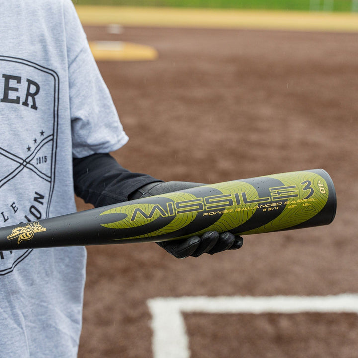 Stinger Sports USSSA Bats Missile 3 Aluminum USSSA Certified -10 Baseball Bat