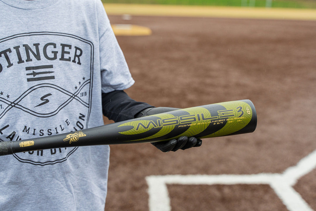 Stinger Sports USSSA Bats Missile 3 Aluminum USSSA Certified -10 Baseball Bat