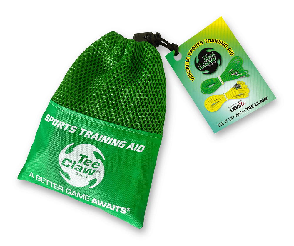 Tee Claw Sports variable Green/Yellow Mix Mixed Pack of Green/Yellow Elastic Lanyards