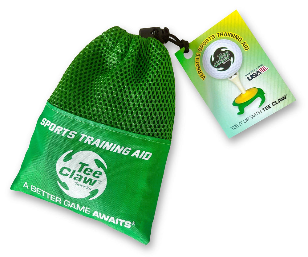 Tee Claw Sports variable Green & Yellow Tee Claw (4) Pack: Green and Yellow
