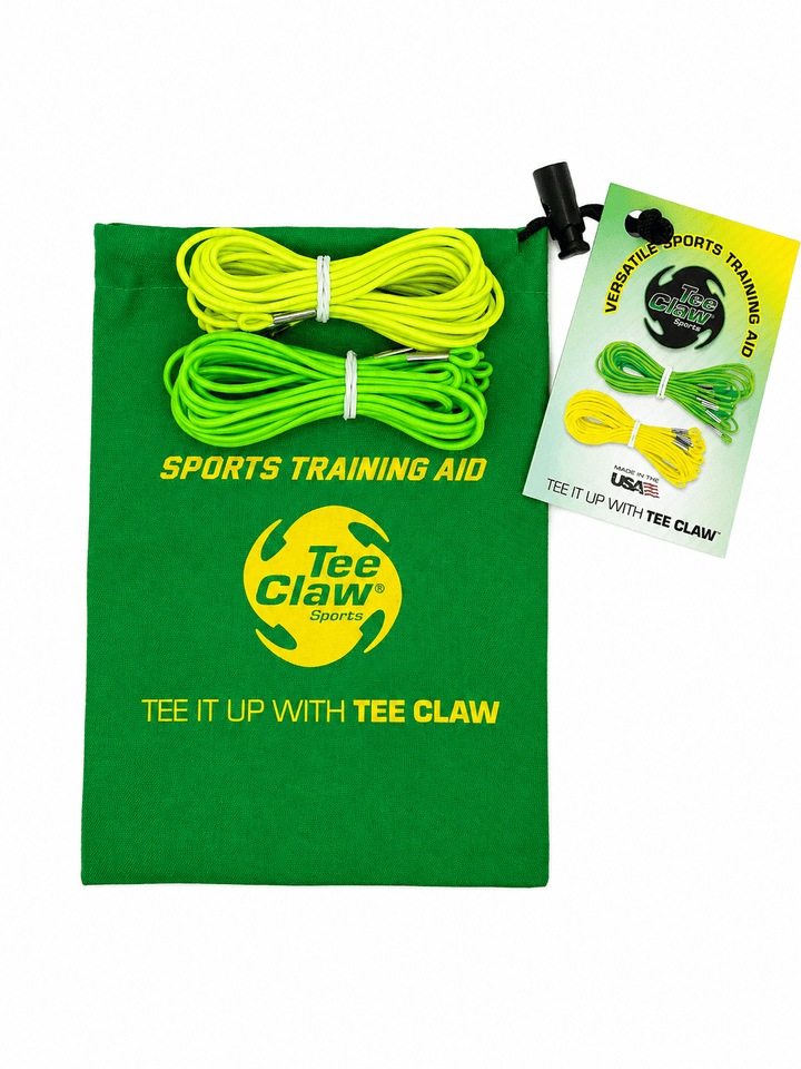Tee Claw Sports variable Mixed Pack of Green/Yellow Elastic Lanyards Green/Yellow Mix