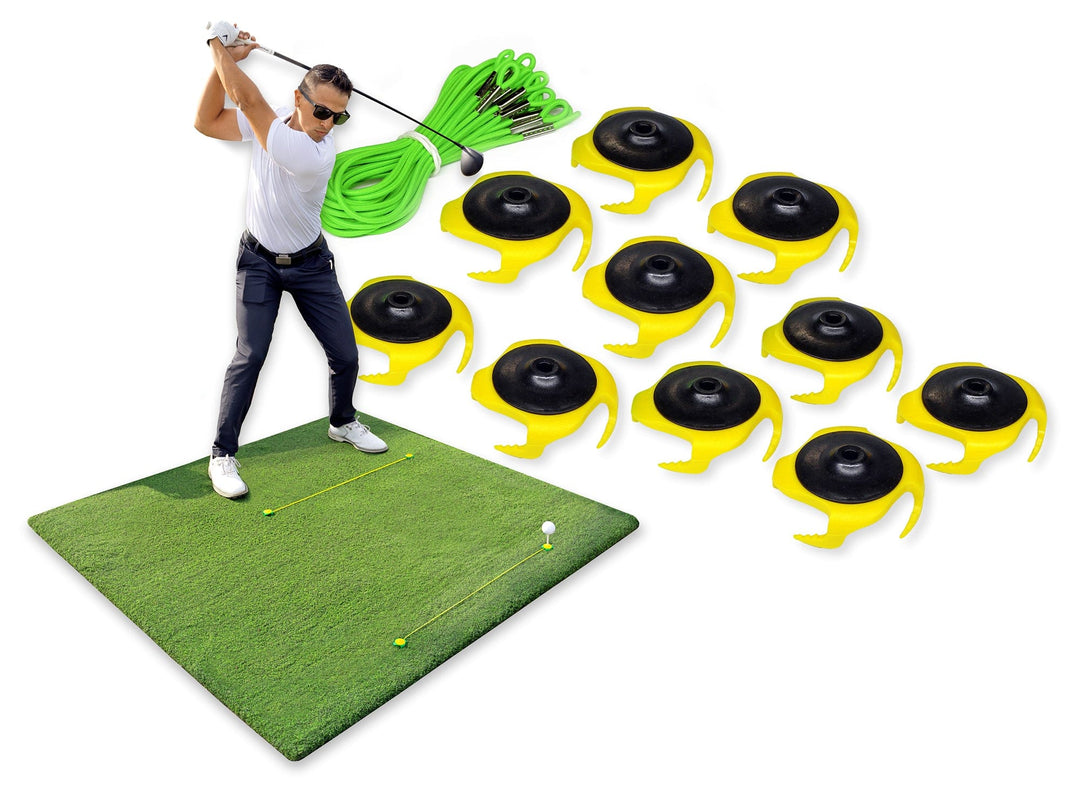 Tee Claw Sports variable Tee Claw (10) Pack: Black-Yellow