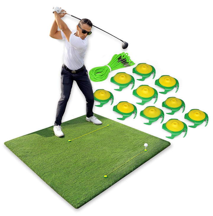 Tee Claw Sports variable Tee Claw (10) Pack: Green-Yellow