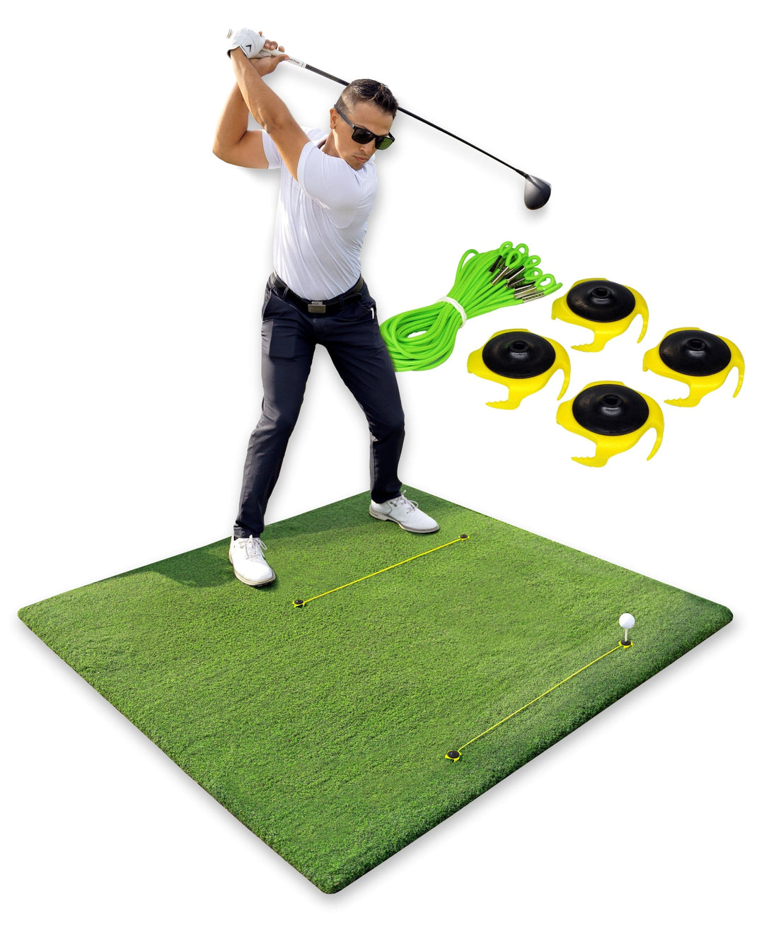 Tee Claw Sports variable Tee Claw (4) Pack: Black and Yellow