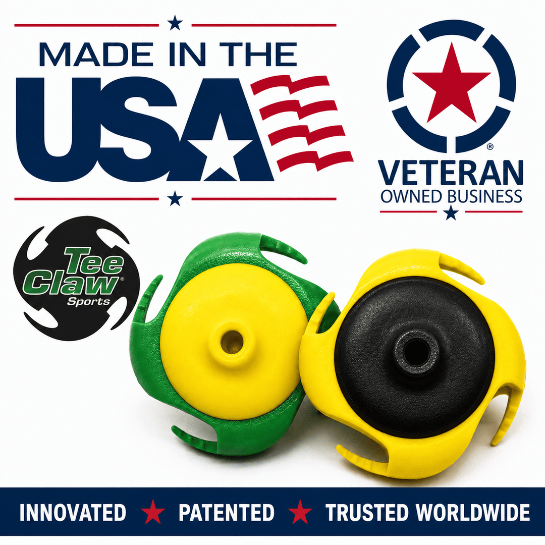 Tee Claw Sports variable Tee Claw (4) Pack: Green and Yellow