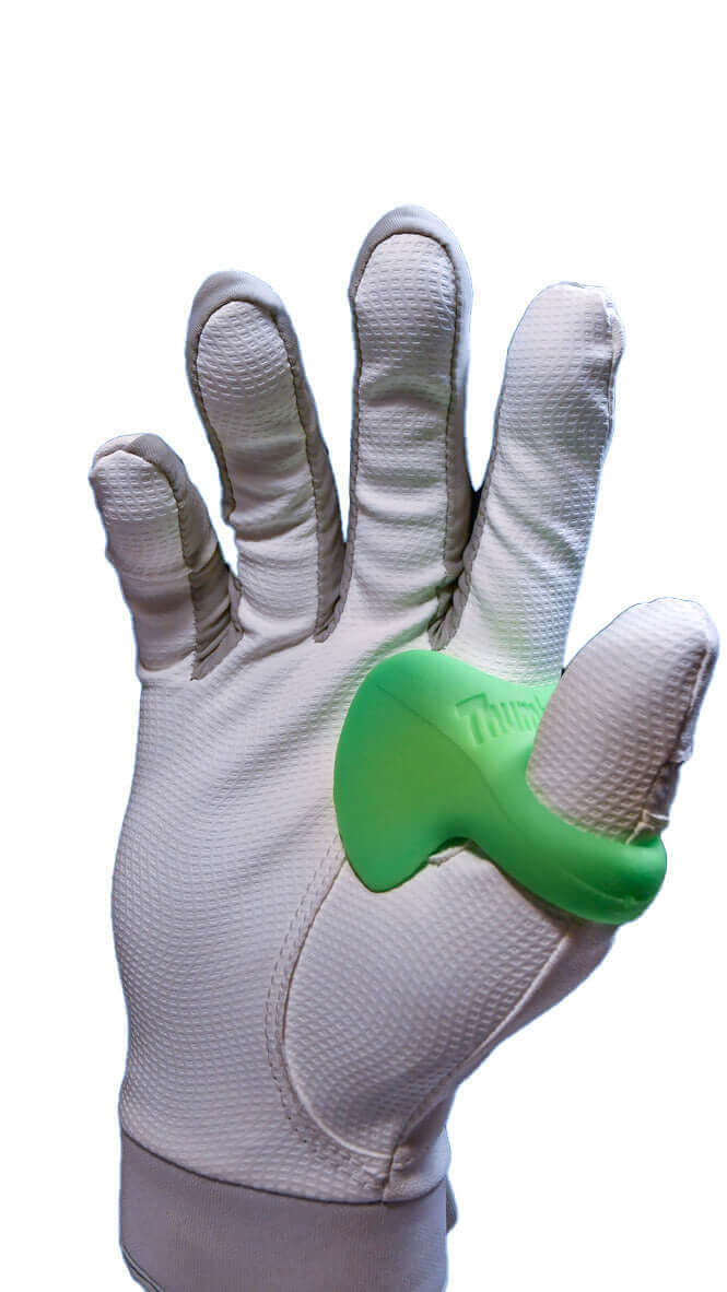 ThumbPRO Baseball Thumb Guard Line Drive Lime - Baseball Thumb Guard