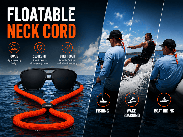 TOROE Performance Eyewear Float Sunglass Neck Cord