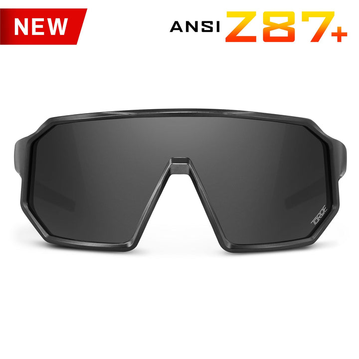 TOROE Performance Eyewear Sunglasses Black C3 Lens ANSI Z87+ PISMO Polarized