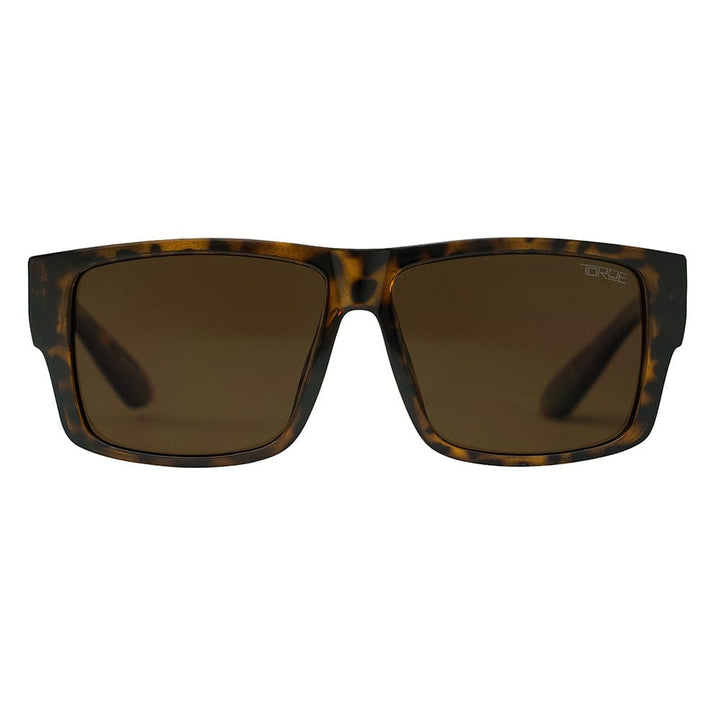 TOROE Performance Eyewear Sunglasses Brown C3 Lens Limited Brown VALLEY Tortoise Polarized