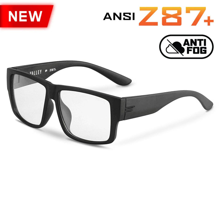 TOROE Performance Eyewear Sunglasses Clear Anti Fog lens VALLEY ANSI Z87+ Safety Polarized