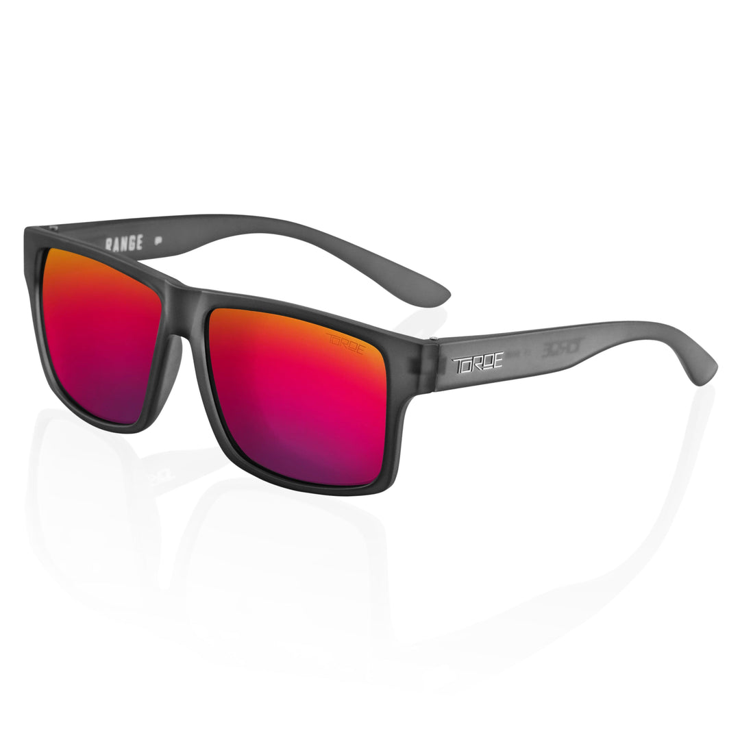 TOROE Performance Eyewear Sunglasses EXCLUSIVE EDITION FUZE MIRRORR FUZE Mirrored lens Exclusive Edition plus RANGE Fuze Polarized
