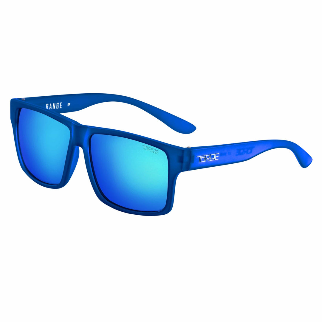 TOROE Performance Eyewear Sunglasses FROST BLUE Exclusive Edition RANGE Polarized