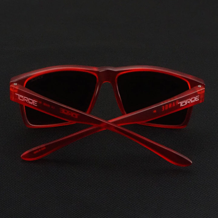 TOROE Performance Eyewear Sunglasses FROST RED Exclusive Edition RANGE Polarized