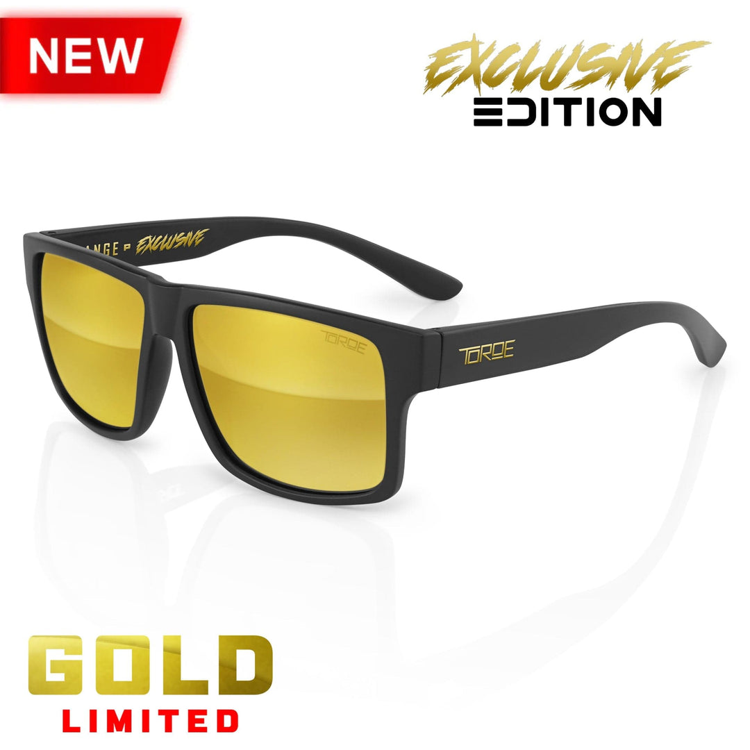 TOROE Performance Eyewear Sunglasses (GOLD) Exclusive Edition RANGE Polarized